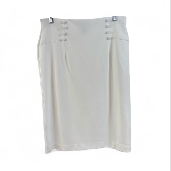 NYCC Elegant white Pencil Skirt size Medium - Picture 2 of 7